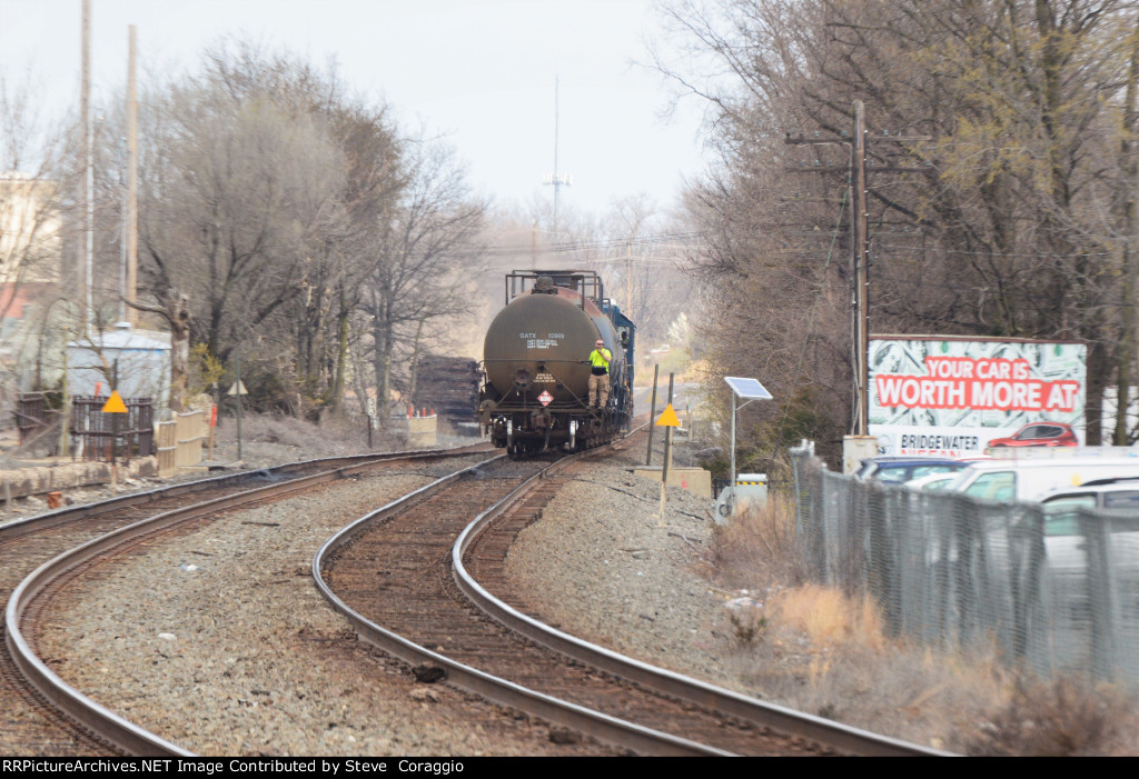 Conductor Supervising the Shove West 